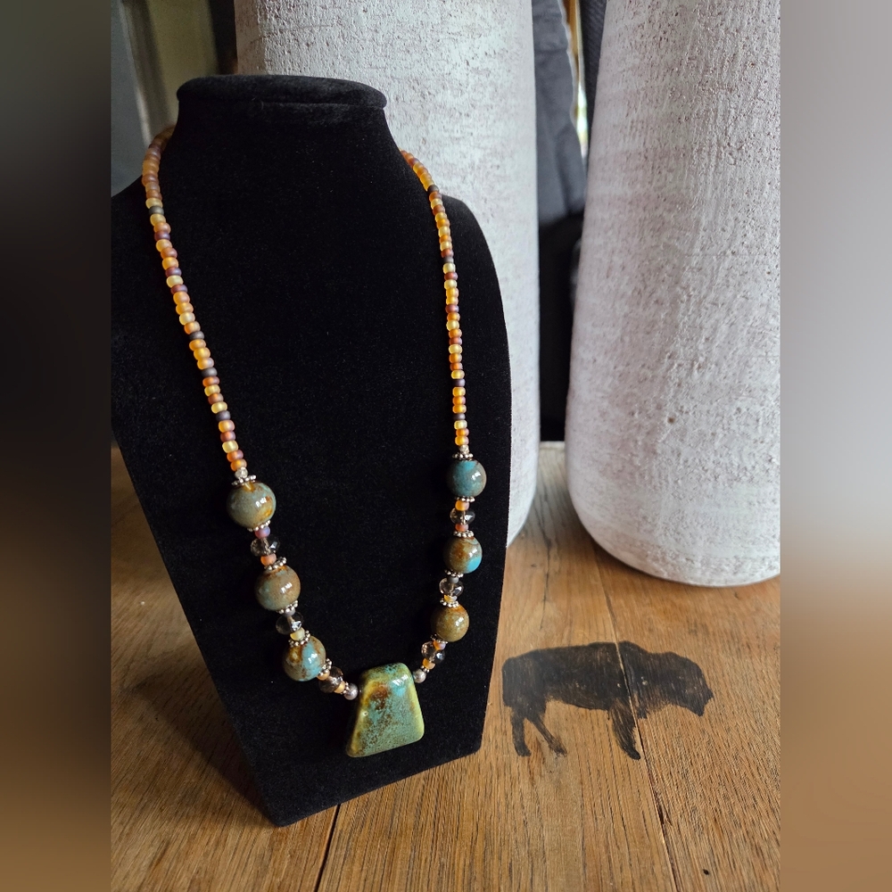 Multicolor Beaded Necklace